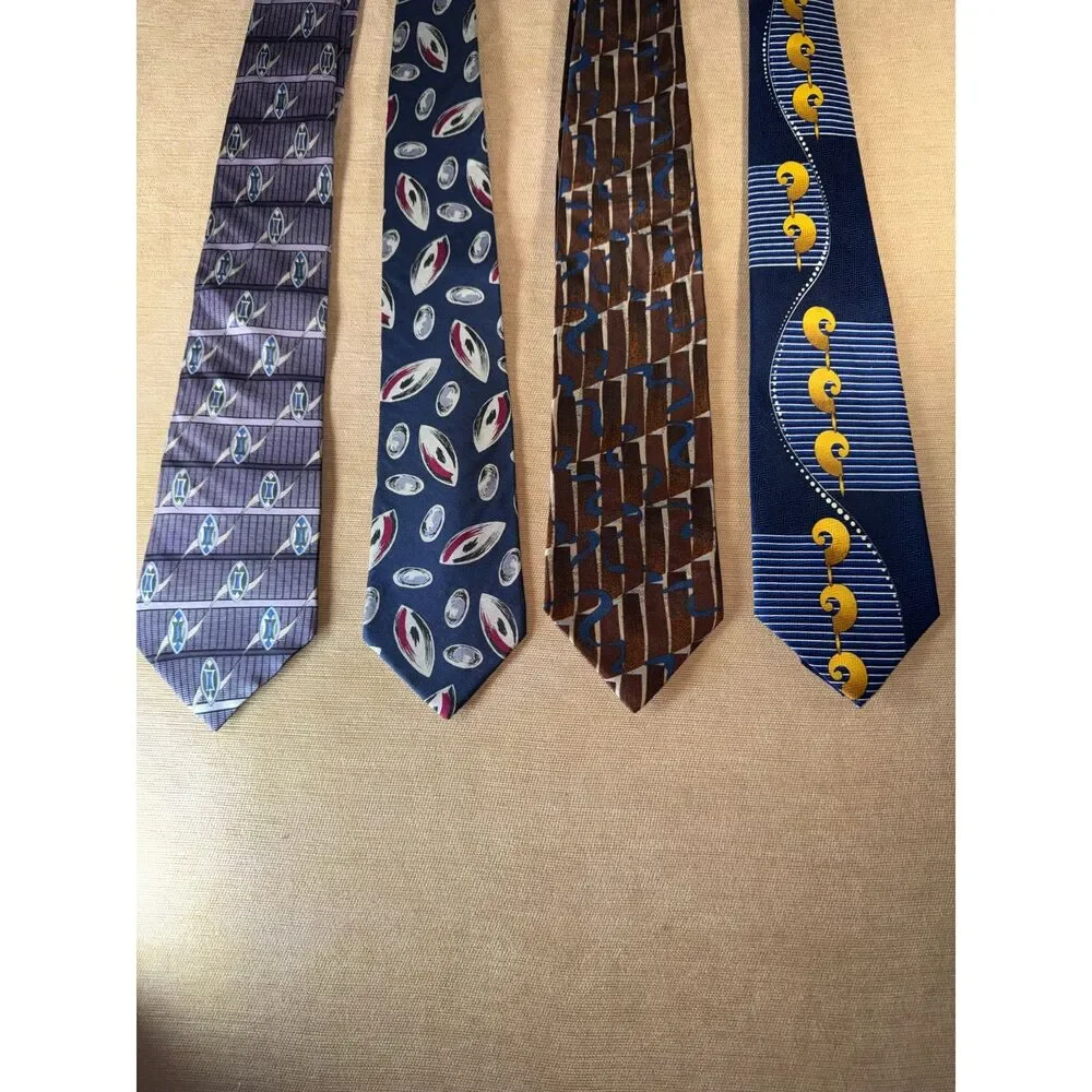 4 Ties; Henry Grethel, Stafford, Monti Mony, Milan Paris,